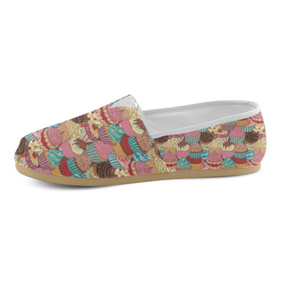 Cupcake Pattern Print Design CP01 Women Casual Shoes-JorJune.com