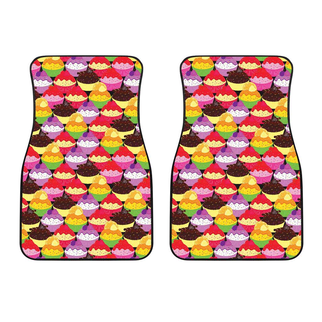 Cupcake Pattern Print Design CP02 Car Floor Mats-JorJune