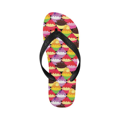 Cupcake Pattern Print Design CP02 Flip Flops-JorJune