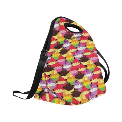 Cupcake Pattern Print Design CP02 Neoprene Lunch Bag-JorJune