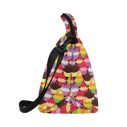 Cupcake Pattern Print Design CP02 Neoprene Lunch Bag-JorJune