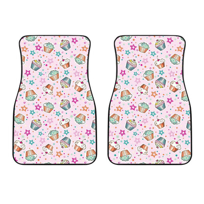 Cupcake Pattern Print Design CP03 Car Floor Mats-JorJune