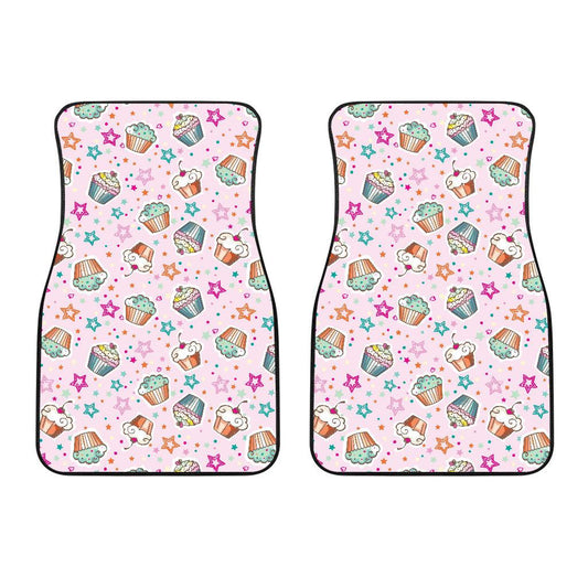 Cupcake Pattern Print Design CP03 Car Floor Mats-JorJune