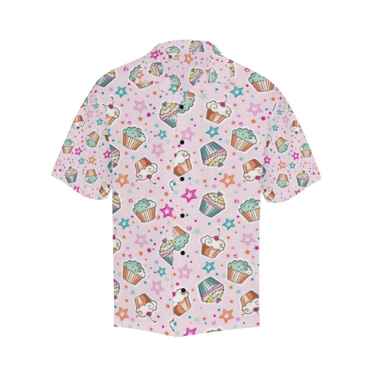 Cupcake Pattern Print Design CP03 Men Hawaiian Shirt-JorJune