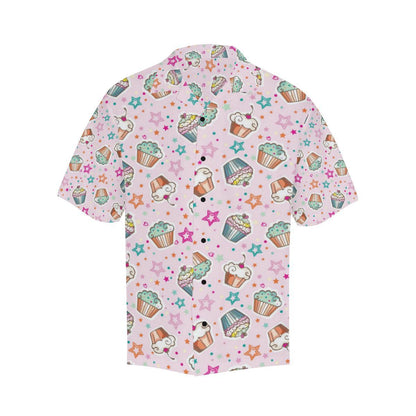 Cupcake Pattern Print Design CP03 Men Hawaiian Shirt-JorJune