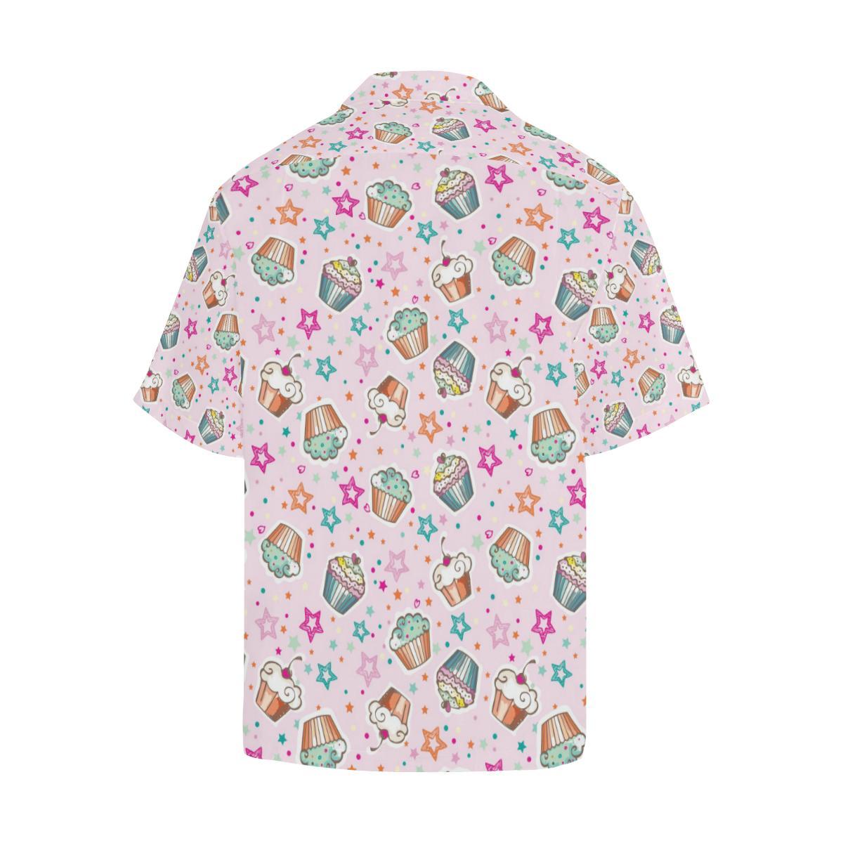 Cupcake Pattern Print Design CP03 Men Hawaiian Shirt-JorJune