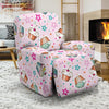 Cupcake Pattern Print Design CP03 Recliner Slipcover-JORJUNE.COM