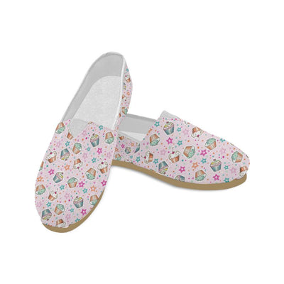 Cupcake Pattern Print Design CP03 Women Casual Shoes-JorJune.com