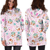 Cupcake Pattern Print Design CP03 Women Hoodie Dress