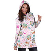 Cupcake Pattern Print Design CP03 Women Hoodie Dress