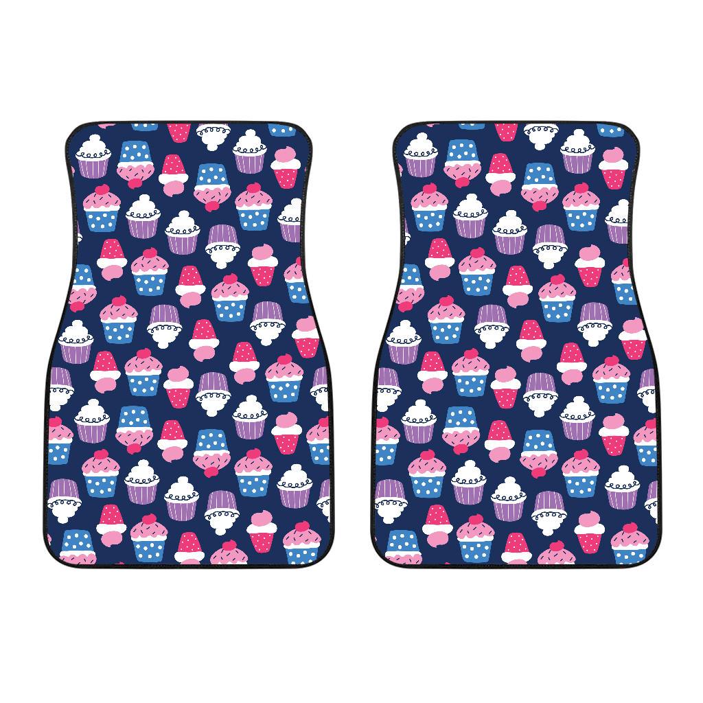 Cupcake Pattern Print Design CP04 Car Floor Mats-JorJune