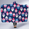 Cupcake Pattern Print Design CP04 Hooded Blanket-JORJUNE.COM