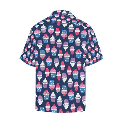 Cupcake Pattern Print Design CP04 Men Hawaiian Shirt-JorJune