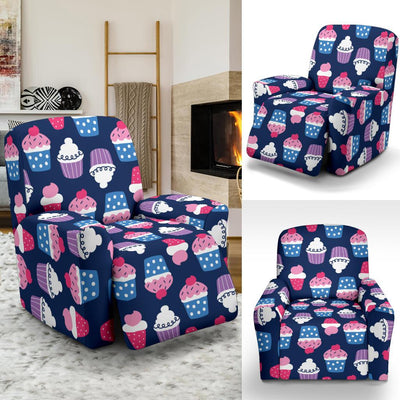 Cupcake Pattern Print Design CP04 Recliner Slipcover-JORJUNE.COM