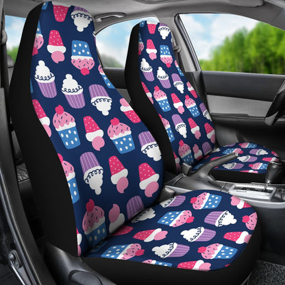 Cupcake Pattern Print Design CP04 Universal Fit Car Seat Covers