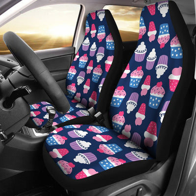 Cupcake Pattern Print Design CP04 Universal Fit Car Seat Covers