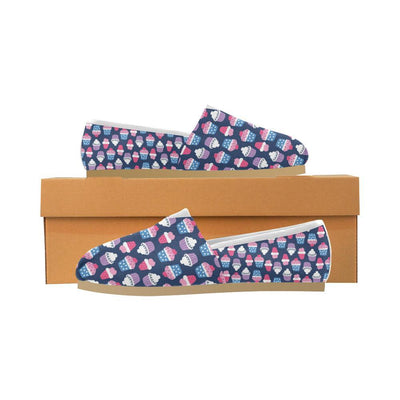 Cupcake Pattern Print Design CP04 Women Casual Shoes-JorJune.com