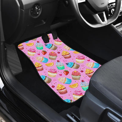 Cupcake Pattern Print Design CP05 Car Floor Mats-JorJune