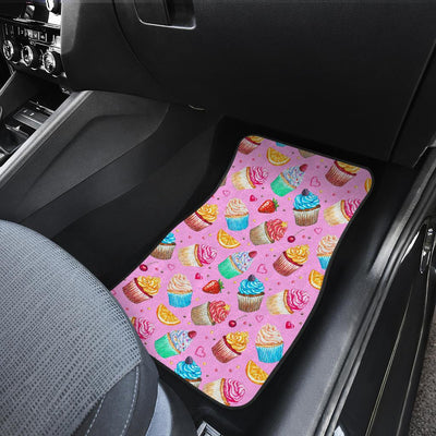 Cupcake Pattern Print Design CP05 Car Floor Mats-JorJune