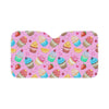 Cupcake Pattern Print Design CP05 Car Sun Shade-JorJune