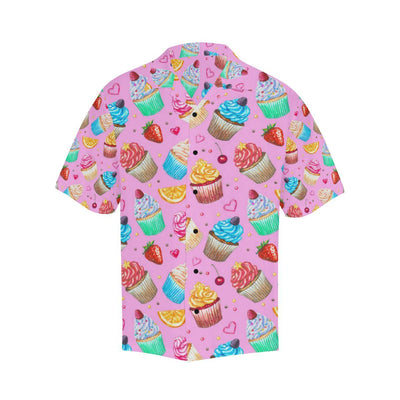 Cupcake Pattern Print Design CP05 Men Hawaiian Shirt-JorJune