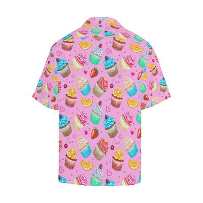 Cupcake Pattern Print Design CP05 Men Hawaiian Shirt-JorJune