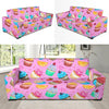 Cupcake Pattern Print Design CP05 Sofa Slipcover-JORJUNE.COM