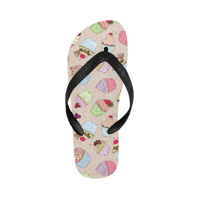 Cupcake Pattern Print Design CP06 Flip Flops-JorJune