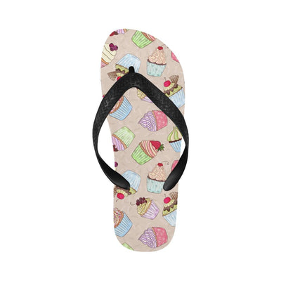 Cupcake Pattern Print Design CP06 Flip Flops-JorJune