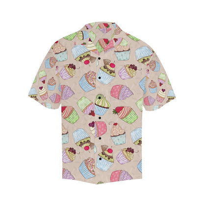 Cupcake Pattern Print Design CP06 Men Hawaiian Shirt-JorJune