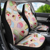 Cupcake Pattern Print Design CP06 Universal Fit Car Seat Covers