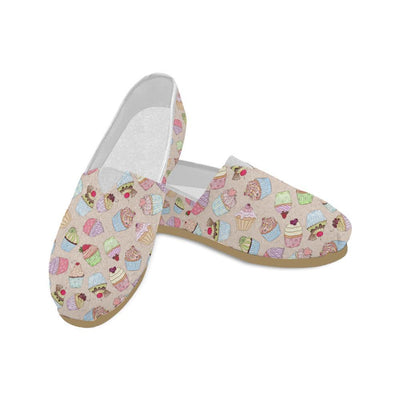 Cupcake Pattern Print Design CP06 Women Casual Shoes-JorJune.com