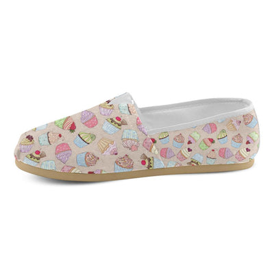 Cupcake Pattern Print Design CP06 Women Casual Shoes-JorJune.com