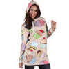 Cupcake Pattern Print Design CP06 Women Hoodie Dress