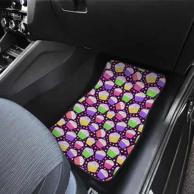 Cupcake Pattern Print Design CP07 Car Floor Mats-JorJune