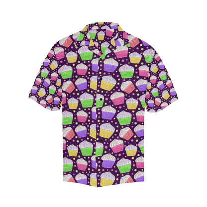 Cupcake Pattern Print Design CP07 Men Hawaiian Shirt-JorJune