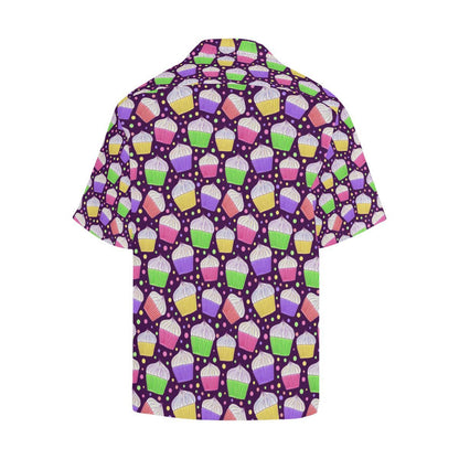Cupcake Pattern Print Design CP07 Men Hawaiian Shirt-JorJune