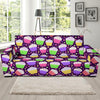 Cupcake Pattern Print Design CP07 Sofa Slipcover-JORJUNE.COM