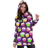 Cupcake Pattern Print Design CP07 Women Hoodie Dress