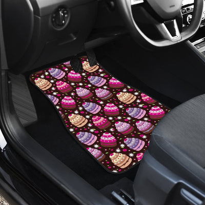 Cupcake Print Car Floor Mats