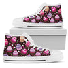 Cupcake Print Men High Top Canvas Shoes