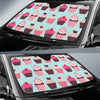 CupCake Print Pattern Car Sun Shade-JorJune