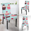 CupCake Print Pattern Dining Chair Slipcover-JORJUNE.COM