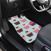 CupCake Print Pattern Front and Back Car Floor Mats