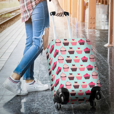 CupCake Print Pattern Luggage Cover Protector