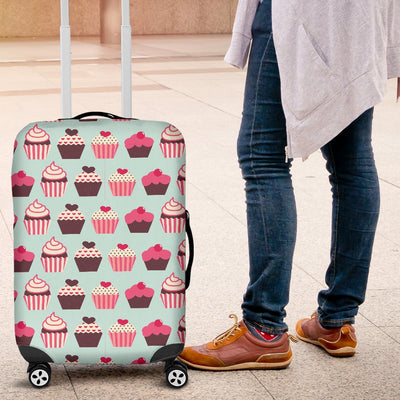 CupCake Print Pattern Luggage Cover Protector