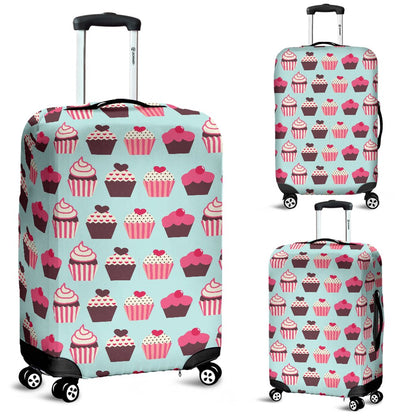 CupCake Print Pattern Luggage Cover Protector