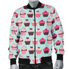 CupCake Print Pattern Men Casual Bomber Jacket