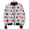 CupCake Print Pattern Men Casual Bomber Jacket