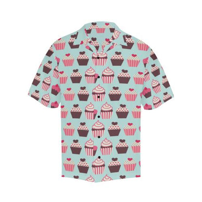 CupCake Print Pattern Men Hawaiian Shirt